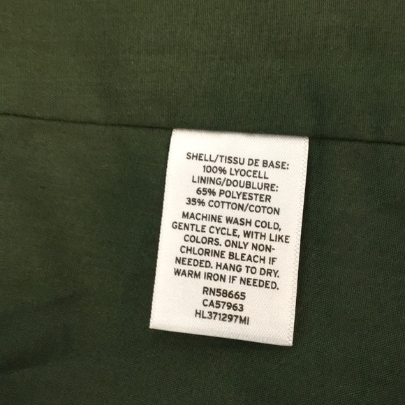 Hinge Seattle Zip Front Khaki Bell Sleeve Jacket - Picture 8 of 9